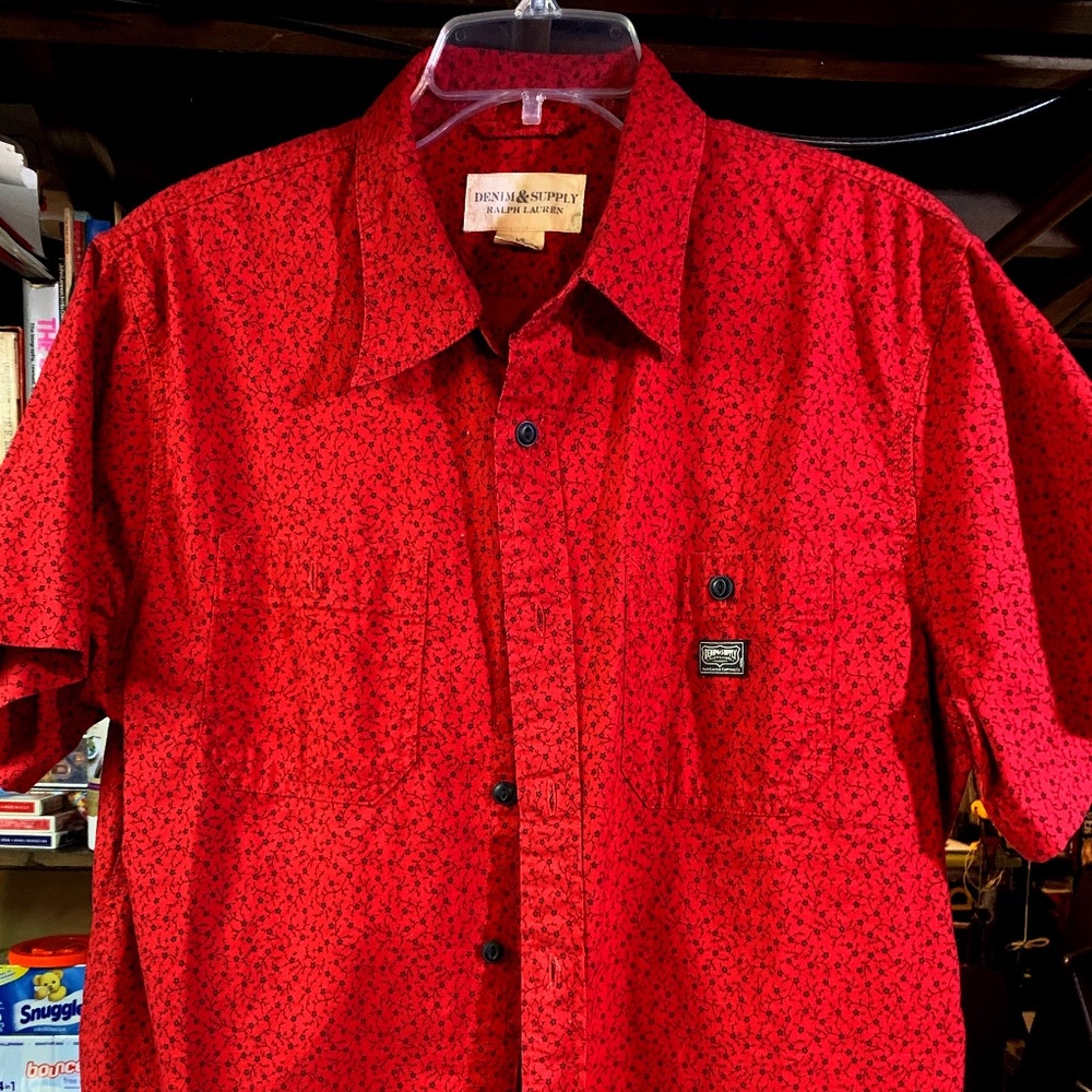 Denim & Supply by Ralph Lauren Button Front Shirt. Large